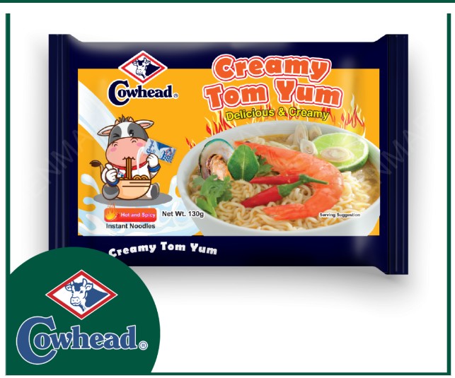 Thai Mama Shrimp Tom Yum Noodles , Minced Pork Flavor , Tom Yum Creamy  ,creamy Tom Yum Minced Pork Instant Noodles 50gram X 10 Packs 